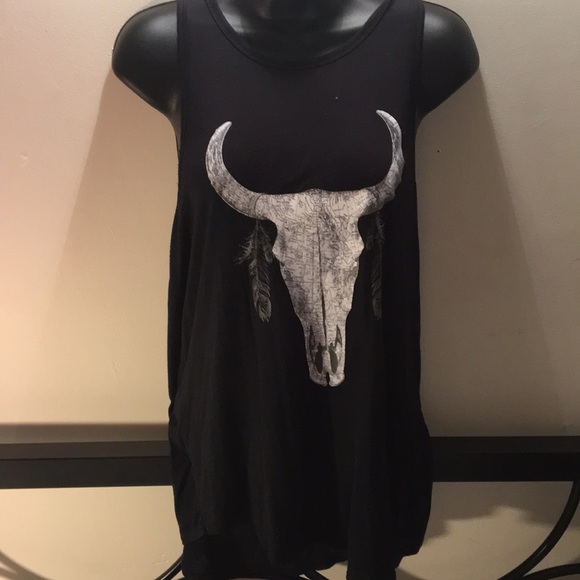 Women’s black tank top - Picture 4 of 5